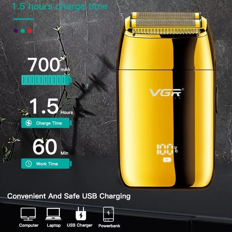 VGR Shaver Electric Shaver Beard Trimmer Beard Shaver Professional Electric Razor Men Beard Cutting Machine Rechargeable V-399 VGR Shaver Electric Shaver Beard Trimmer Beard Shaver Professional Electric Razor Men Beard Cutting Machine Rechargeable V-399
